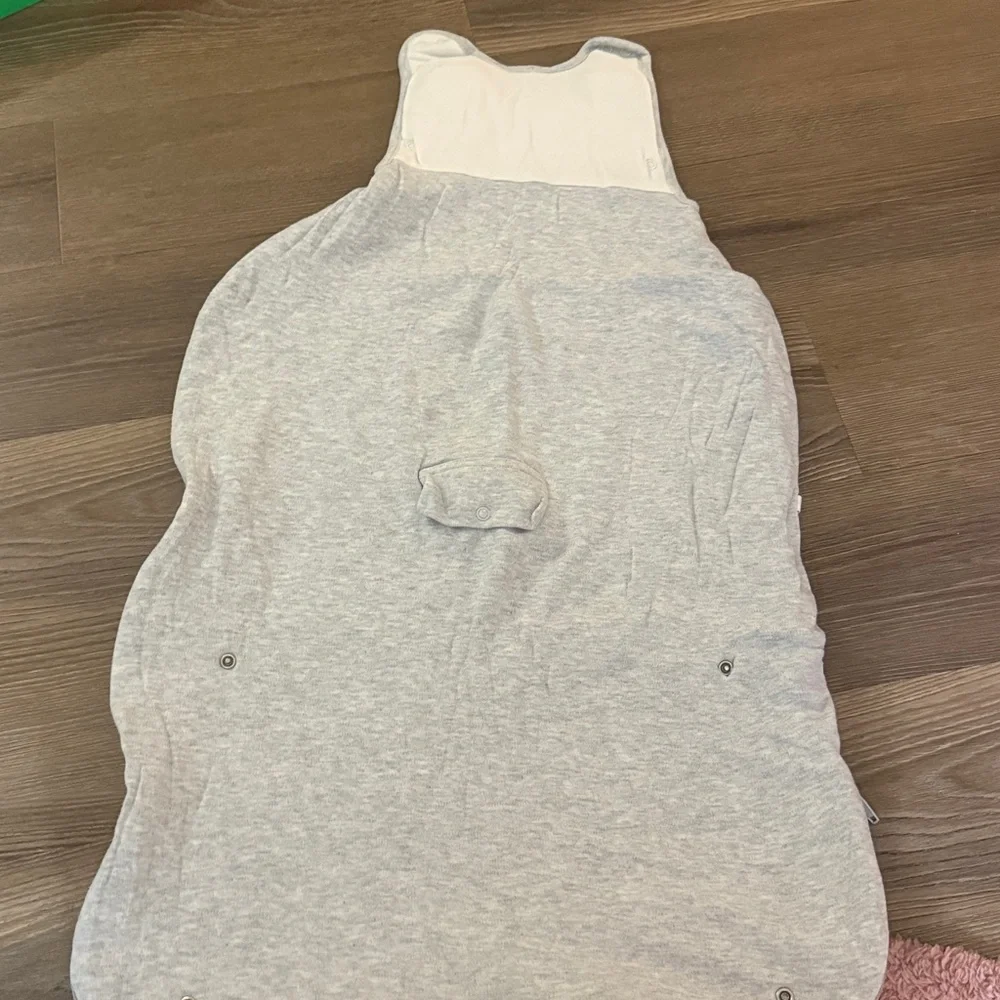 Mori Clever Year Round Sleep Sack 1.5 TOG grey- 2m-2T